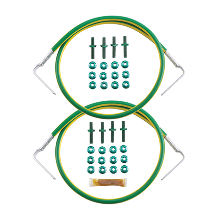 PANDUIT Jumper Kits, Front to Back Rail, Two #6 AWG (16mm²) Jum, CGJ620UB CGJ620UB